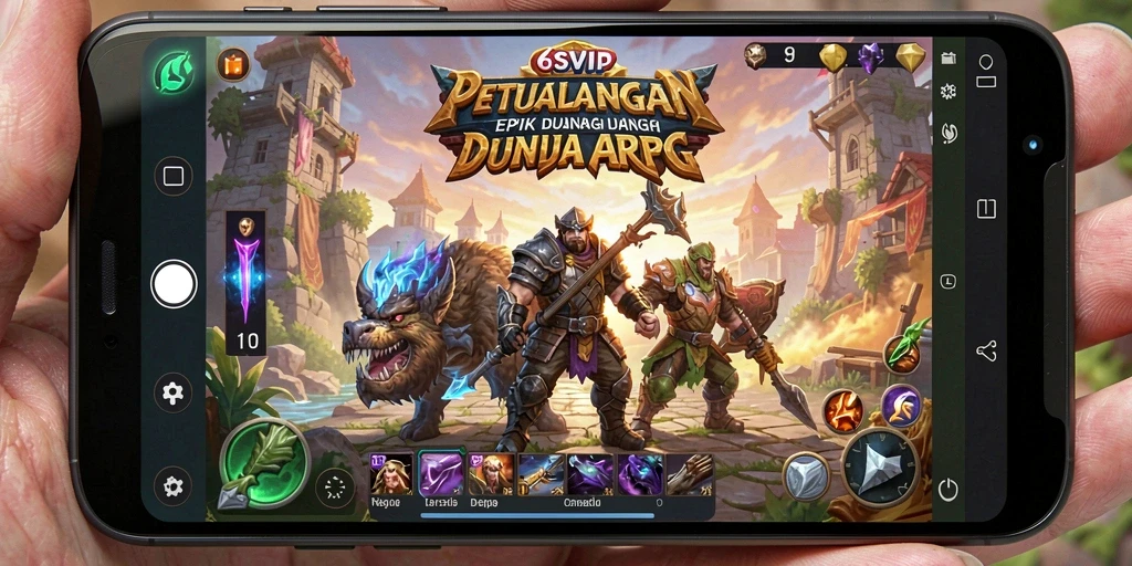 Tampilan gameplay ARPG yang menakjubkan dari 6SVIP.