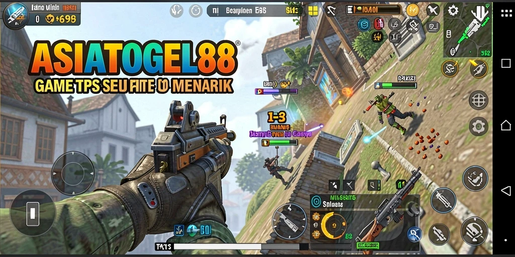 Tampilan gameplay seru dan menantang di ASIATOGEL88.
