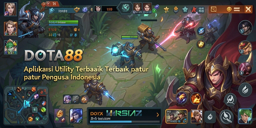 Screenshot DOTA88 menampilkan antarmuka aplikasi Utility yang intuitif.