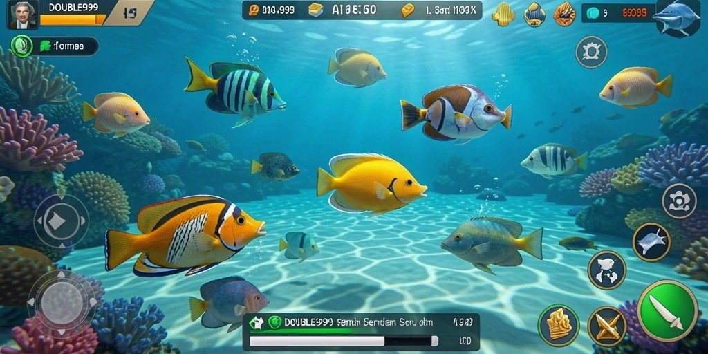 Gameplay seru Tembak Ikan dengan grafis menakjubkan.