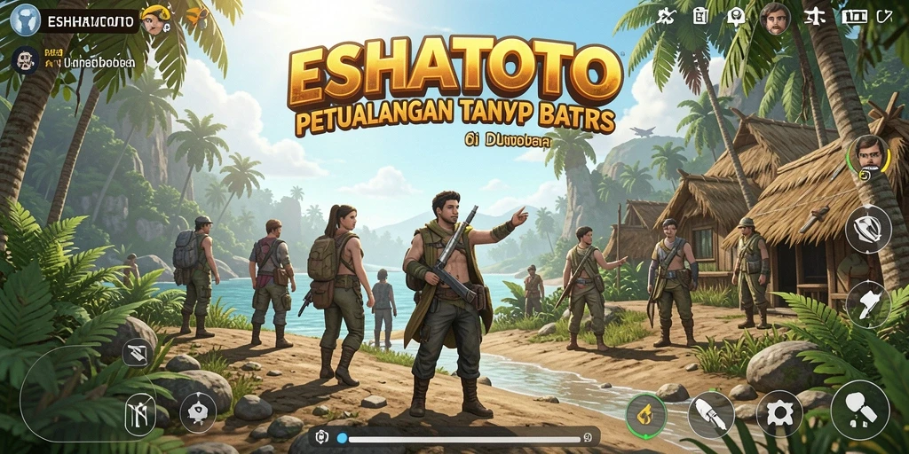 Screenshot menampilkan petualangan seru di dunia terbuka ESHATOTO.