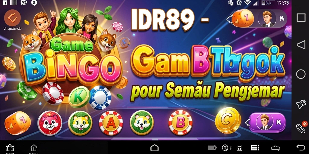 Tampilan gameplay IDR89 yang seru dalam bermain Bingo.