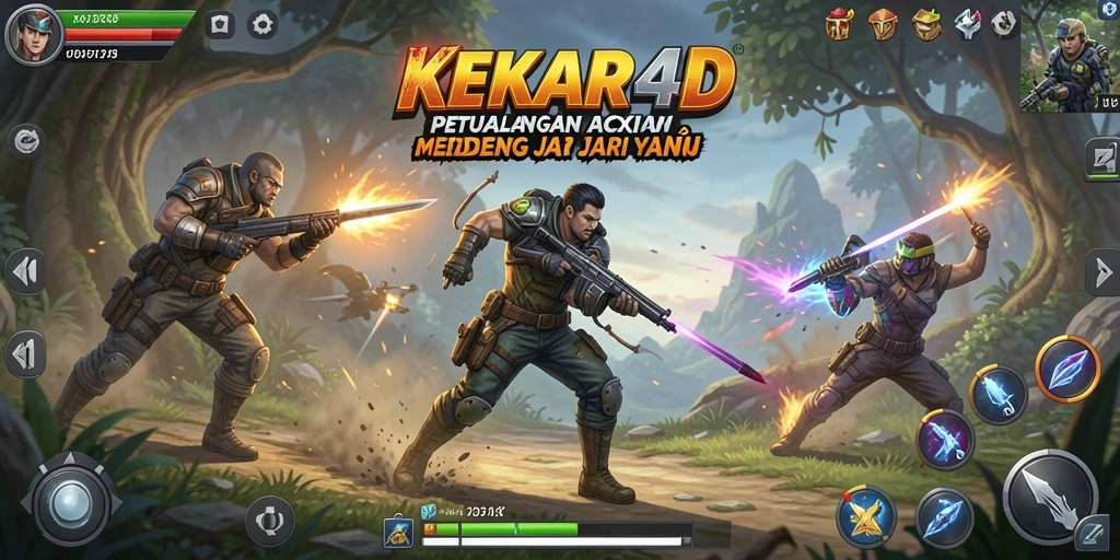 Tampilan gameplay seru dan mendebarkan dalam KEKAR4D.