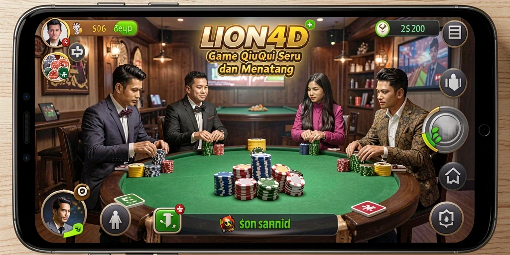 Gameplay seru QiuQiu di LION4D dengan kartu yang menarik.