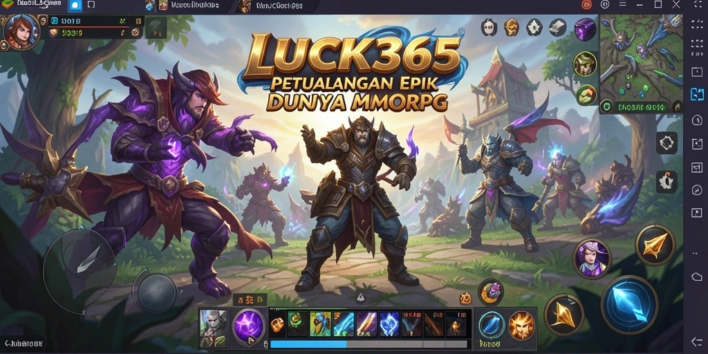 Gameplay seru LUCK365 dengan grafik menakjubkan dalam dunia MMORPG.