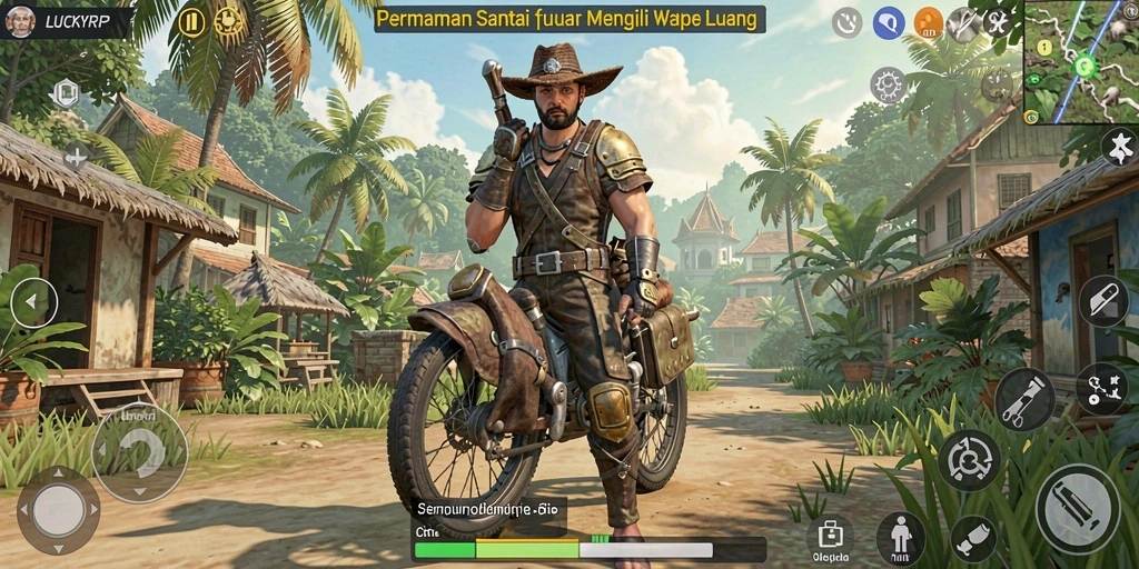 Screenshot gameplay LUCKYRP menampilkan suasana bermain yang seru dan menyenangkan.