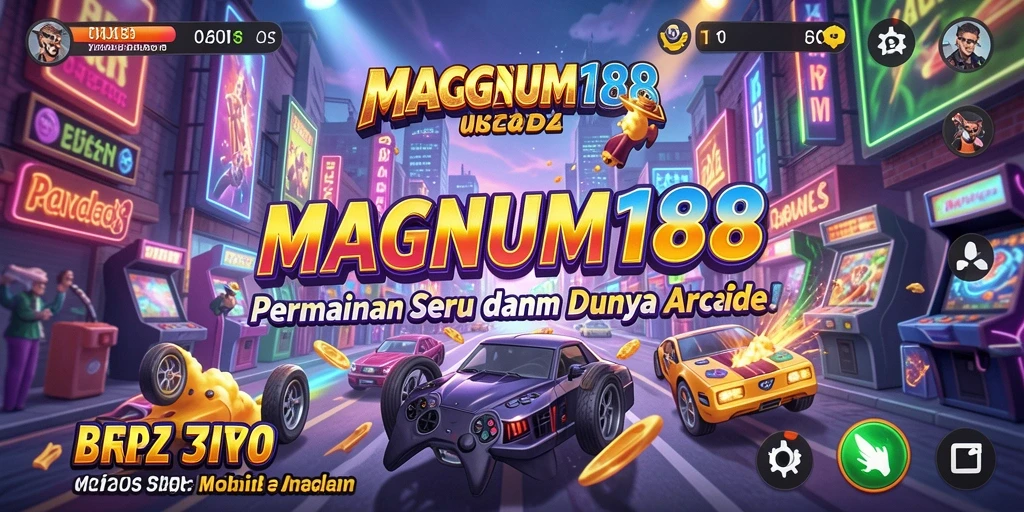 Tampilan gameplay MAGNUM188 yang penuh warna dan menantang.