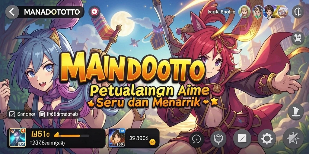 Screenshot menampilkan gameplay seru dalam MANADOTOTO yang penuh warna.