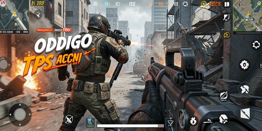Tampilan gameplay ODDIGO yang seru dan dinamis.