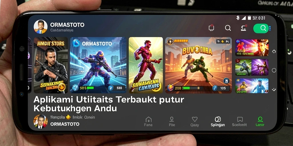 Screenshot ORMASTOTO menunjukkan tampilan antarmuka yang ramah pengguna dan fungsional.