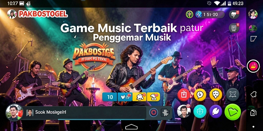 Tampilan menarik gameplay PAKBOSTOGEL dengan musik yang mengasyikkan.
