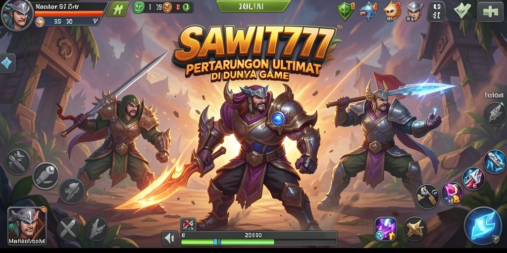 Gameplay SAWIT777 yang seru dan mendebarkan dalam pertarungan.