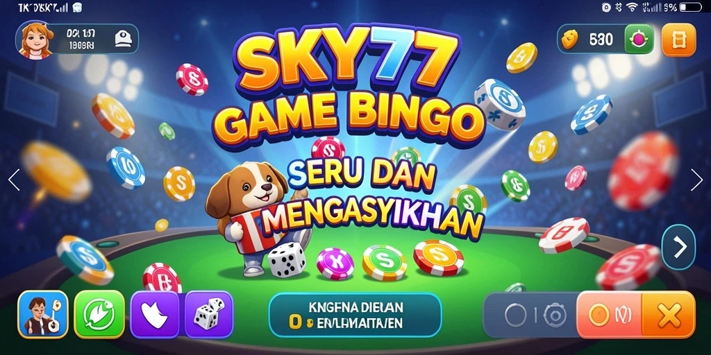 Gameplay seru dalam Bingo yang penuh warna dan interaksi.