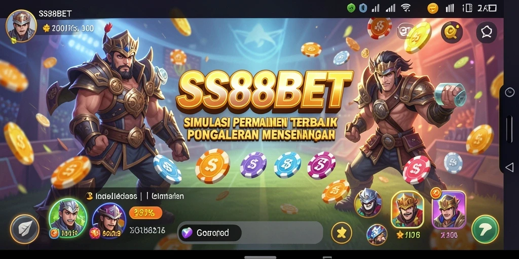 Tampilan gameplay interaktif dan menarik dari SS88BET.