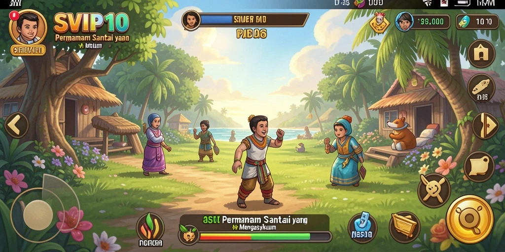 Tampilan gameplay menarik dan penuh warna dari SVIP10.