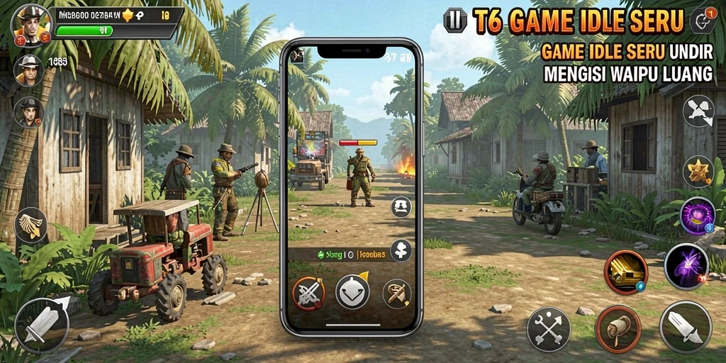 Tampilan menarik dari gameplay T6 yang seru.