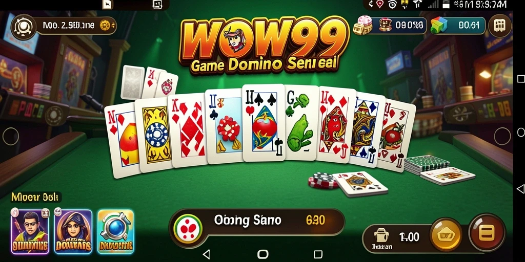 Tampilan permainan WOW99 yang menawan dengan efek visual memukau.