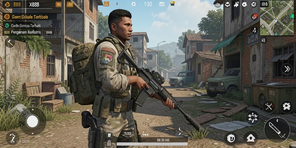 Tampilan gameplay yang mengasyikkan di X88 dengan simulasi realistik.