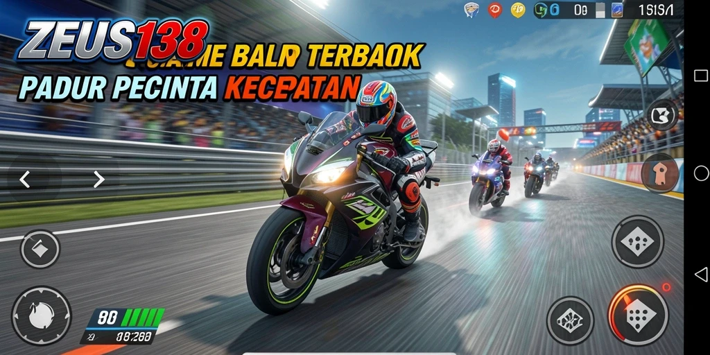 Gameplay balap motor yang menegangkan dan kompetitif di ZEUS138.